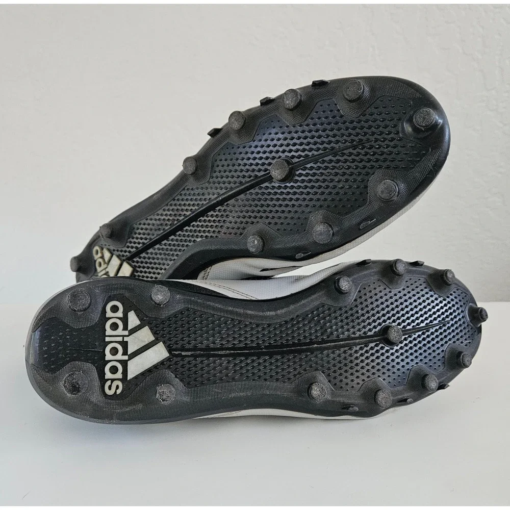 Adidas Adizero Impact Football Cleats Mens 12 Grey Black Snug Fit Shoes Sports